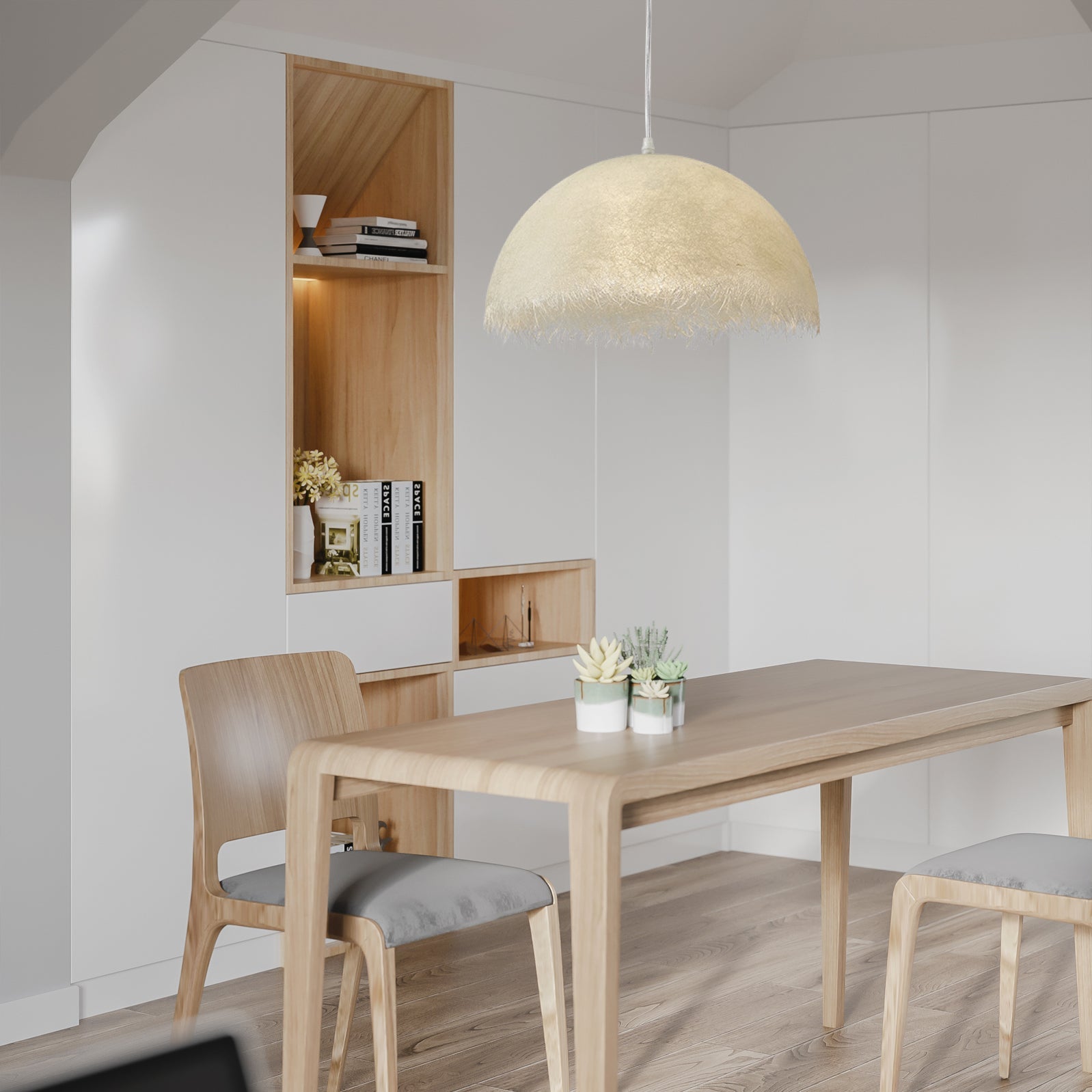 Elvianne | Lampa wisząca półkulista