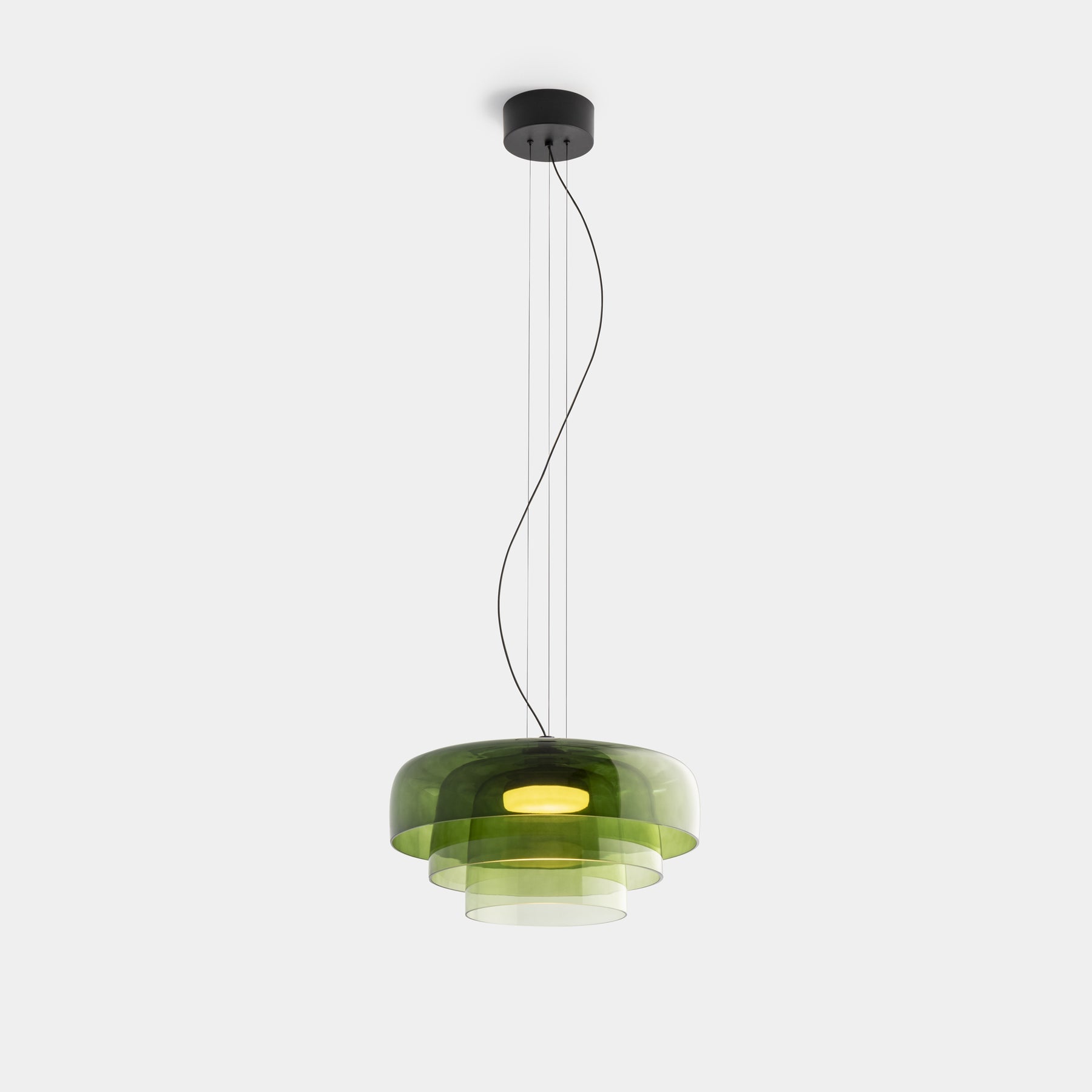 Aureon | Lampa wisząca z barwionego szkła