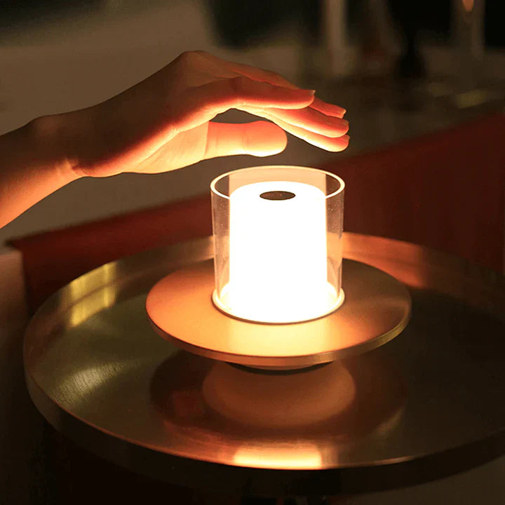 Orvian | Lampka stołowa LED z cylindrem