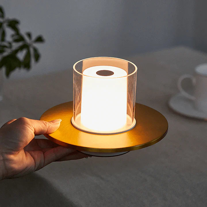 Orvian | Lampka stołowa LED z cylindrem