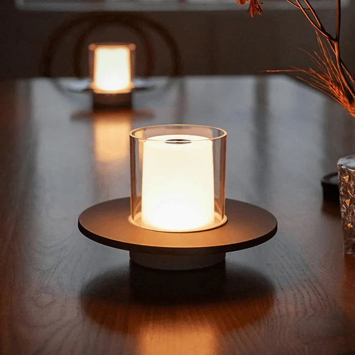 Orvian | Lampka stołowa LED z cylindrem