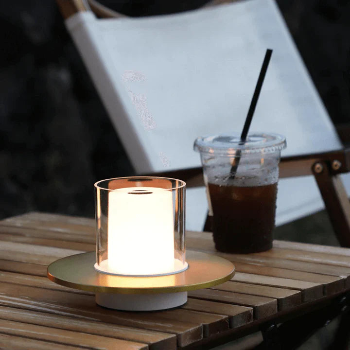 Orvian | Lampka stołowa LED z cylindrem