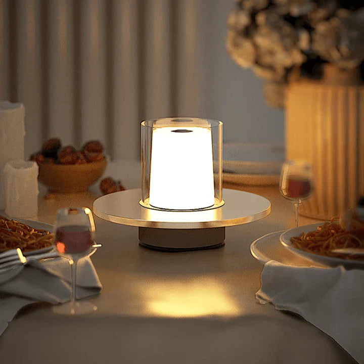 Orvian | Lampka stołowa LED z cylindrem