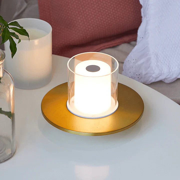 Orvian | Lampka stołowa LED z cylindrem