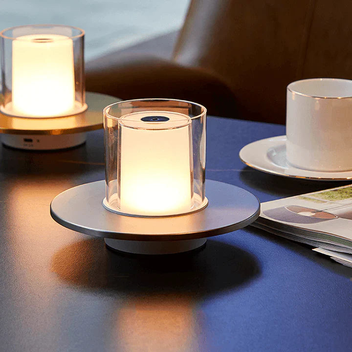 Orvian | Lampka stołowa LED z cylindrem
