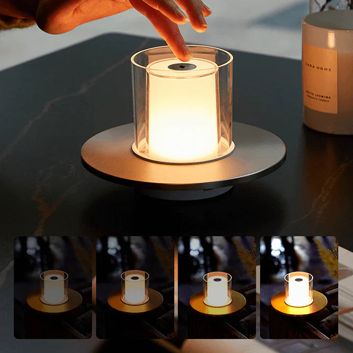Orvian | Lampka stołowa LED z cylindrem