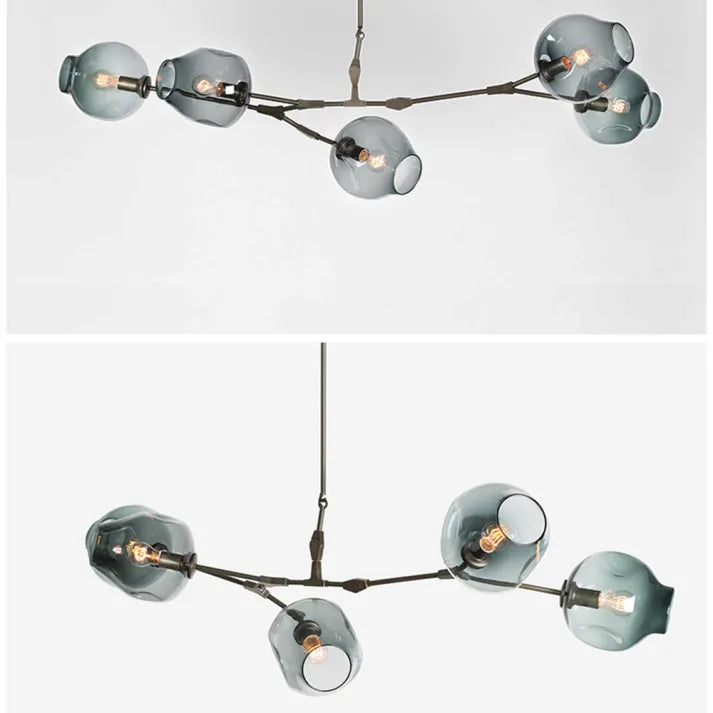 Lumivista | Nowoczesna szklana lampa wisząca LED