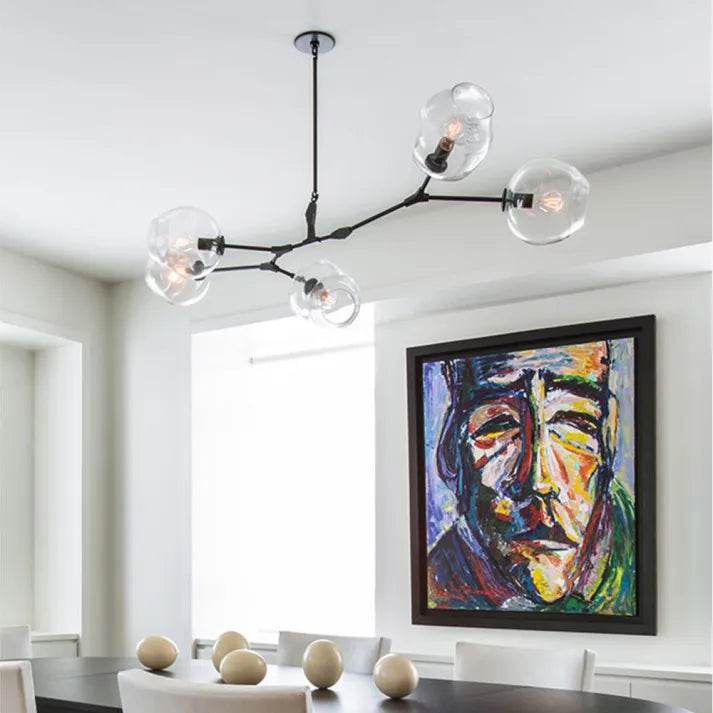 Lumivista | Nowoczesna szklana lampa wisząca LED