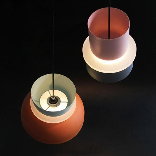 Lunara | Nowoczesna dwukolorowa lampa wisząca