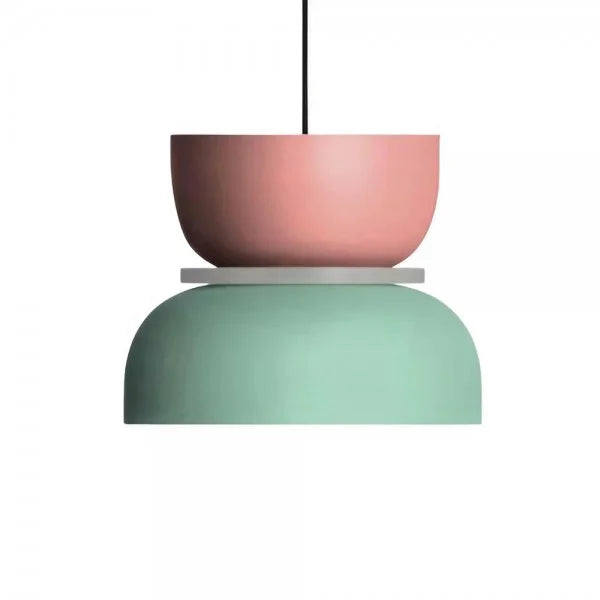Lunara | Nowoczesna dwukolorowa lampa wisząca