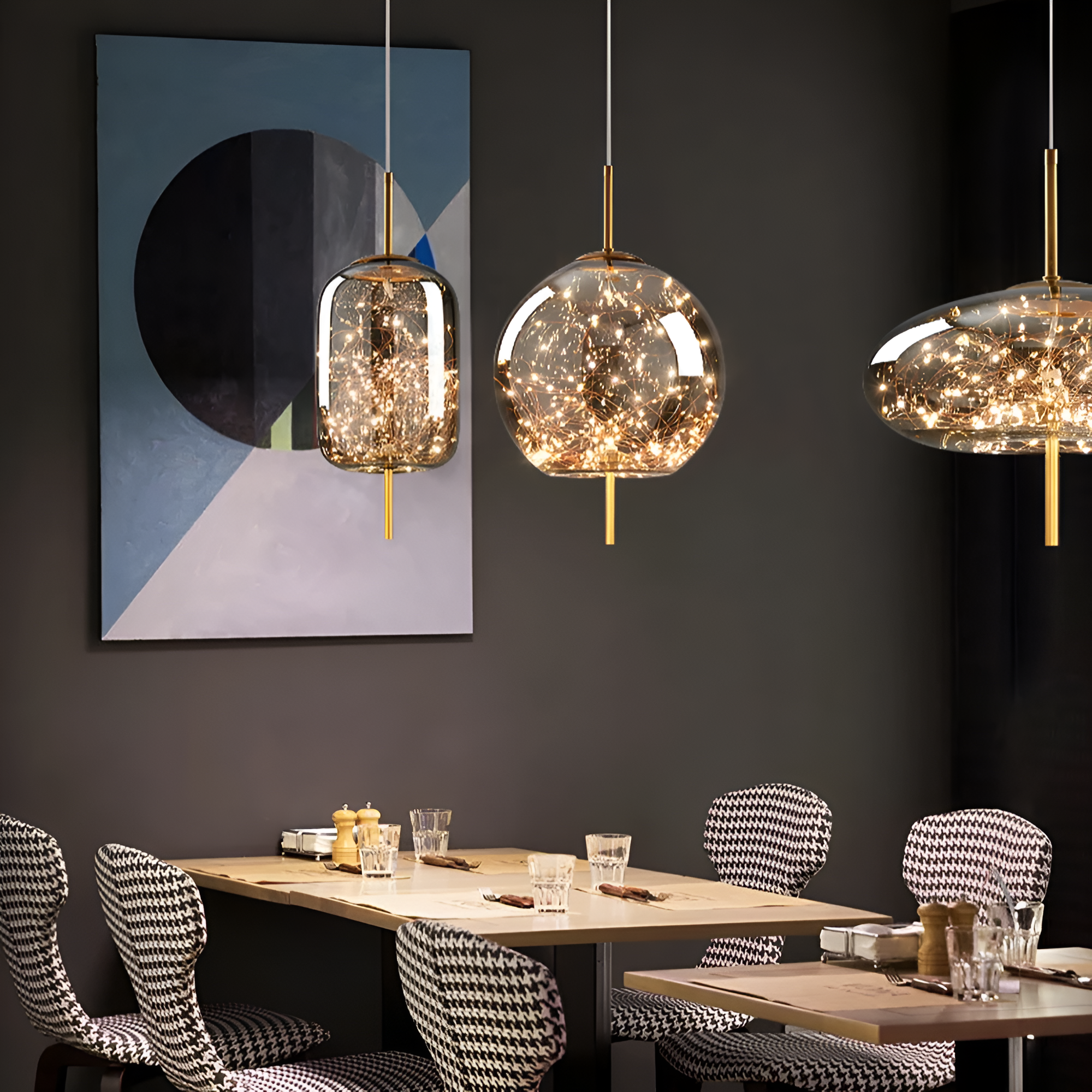 Aurora | Szklana lampa wisząca LED Nordic