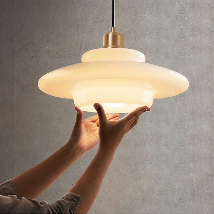 Orvella |  Szklana lampa wisząca w stylu art déco