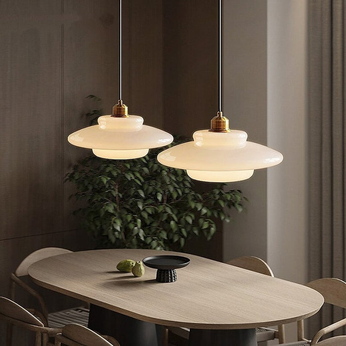 Orvella |  Szklana lampa wisząca w stylu art déco