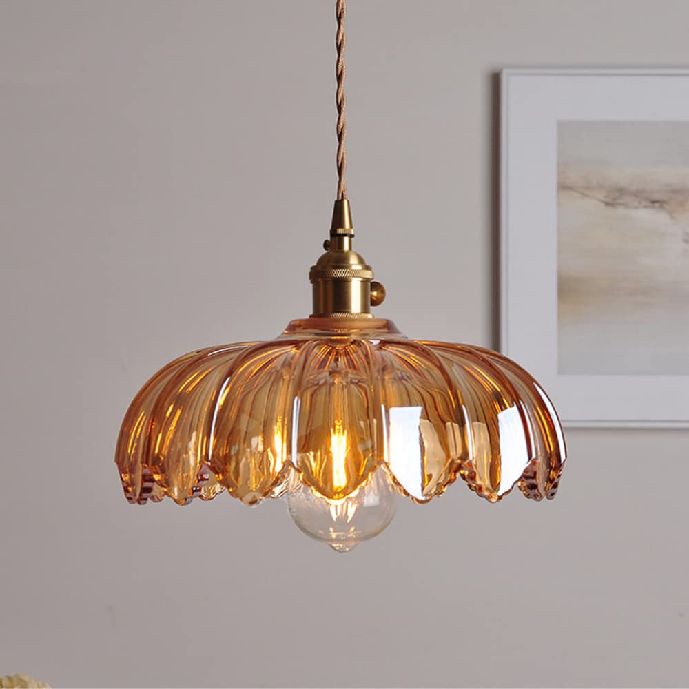 Vintage | Kwiatowa Lampa Wisząca w Stylu Retro