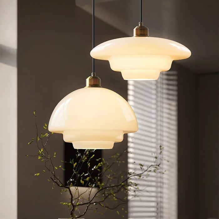 Orvella |  Szklana lampa wisząca w stylu art déco