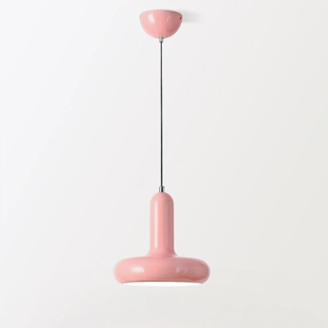 Volira | Lampa wisząca w stylu retro z ceramicznym wzorem