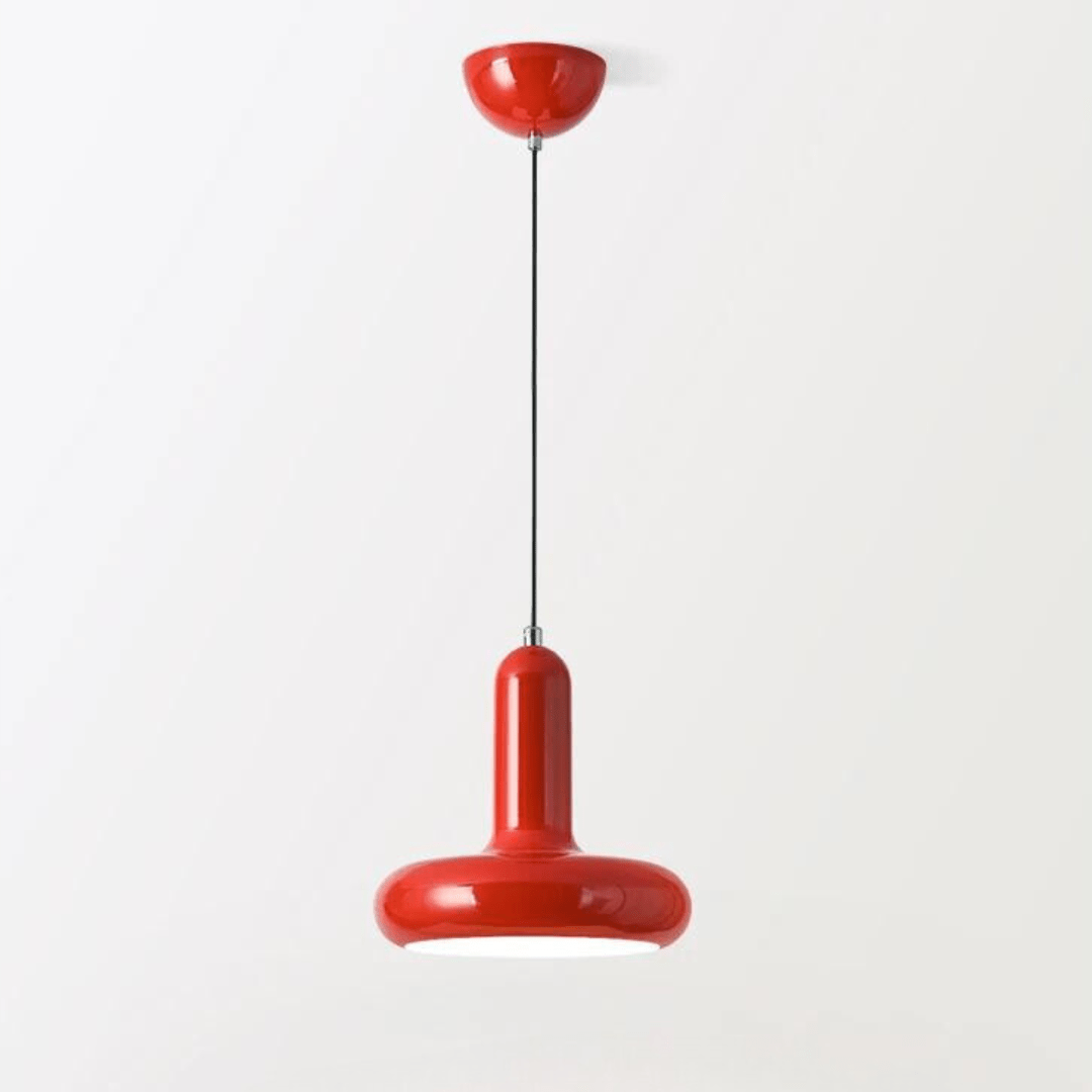 Volira | Lampa wisząca w stylu retro z ceramicznym wzorem