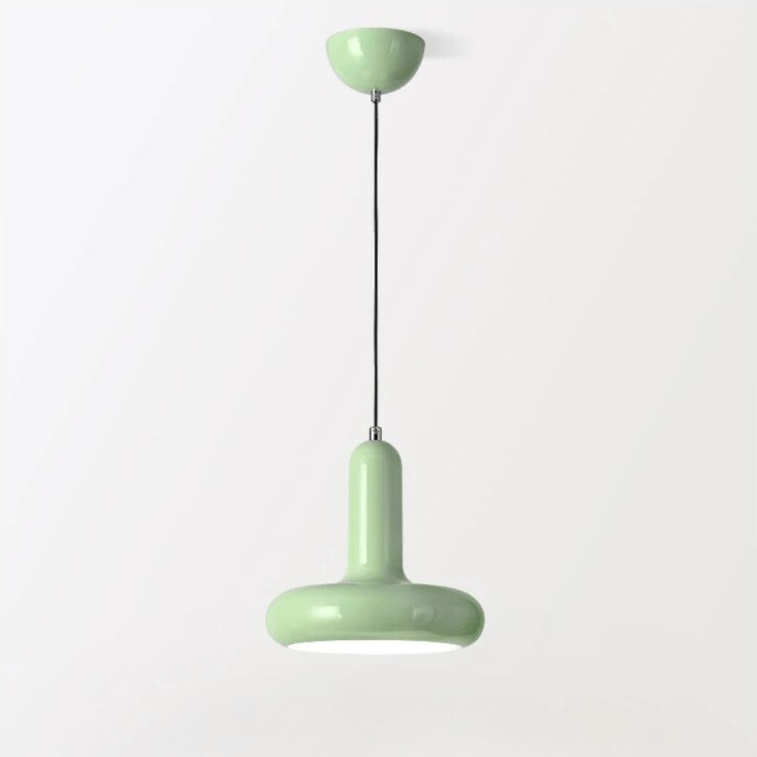 Volira | Lampa wisząca w stylu retro z ceramicznym wzorem