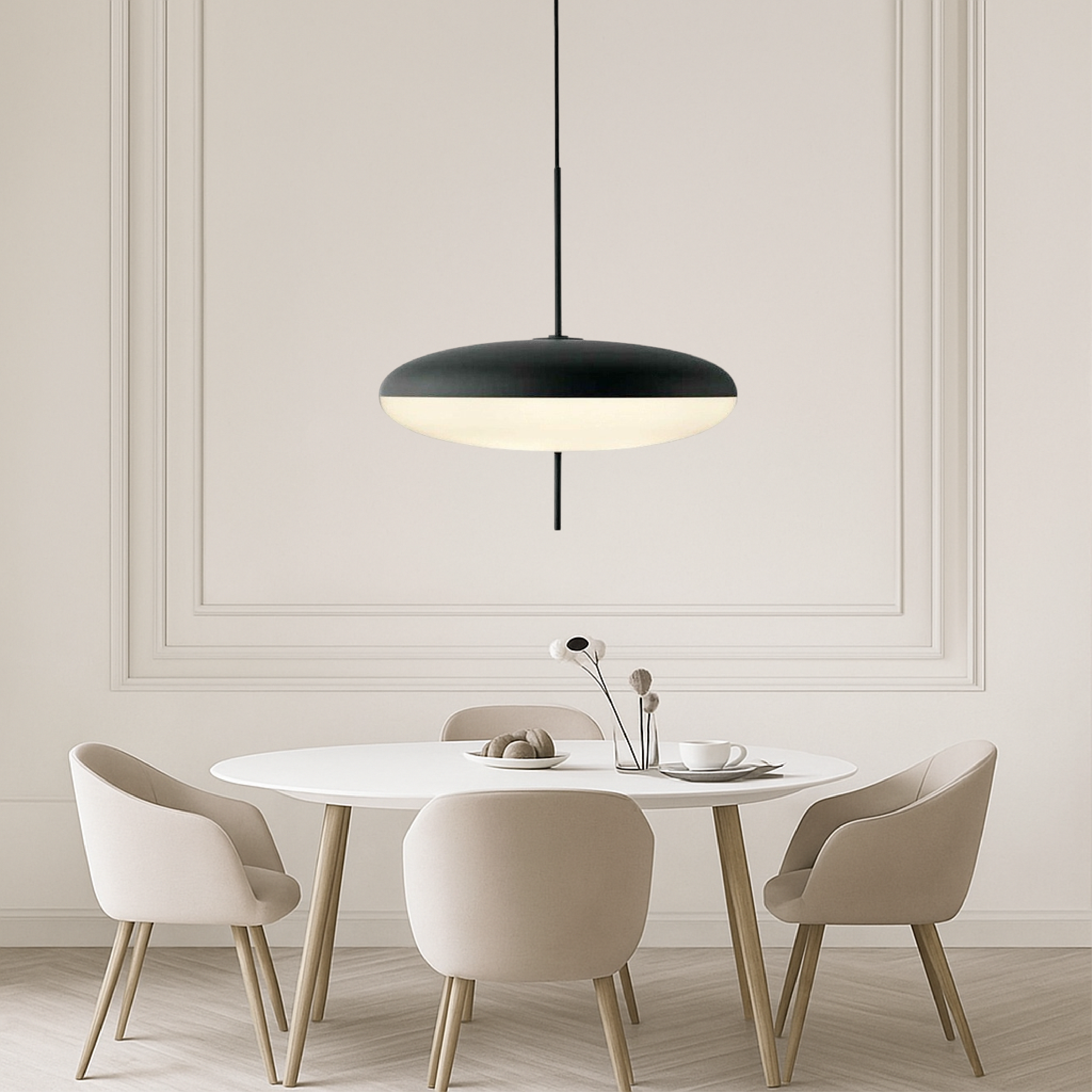 Ovalis | Nowoczesna okrągła lampa sufitowa LED