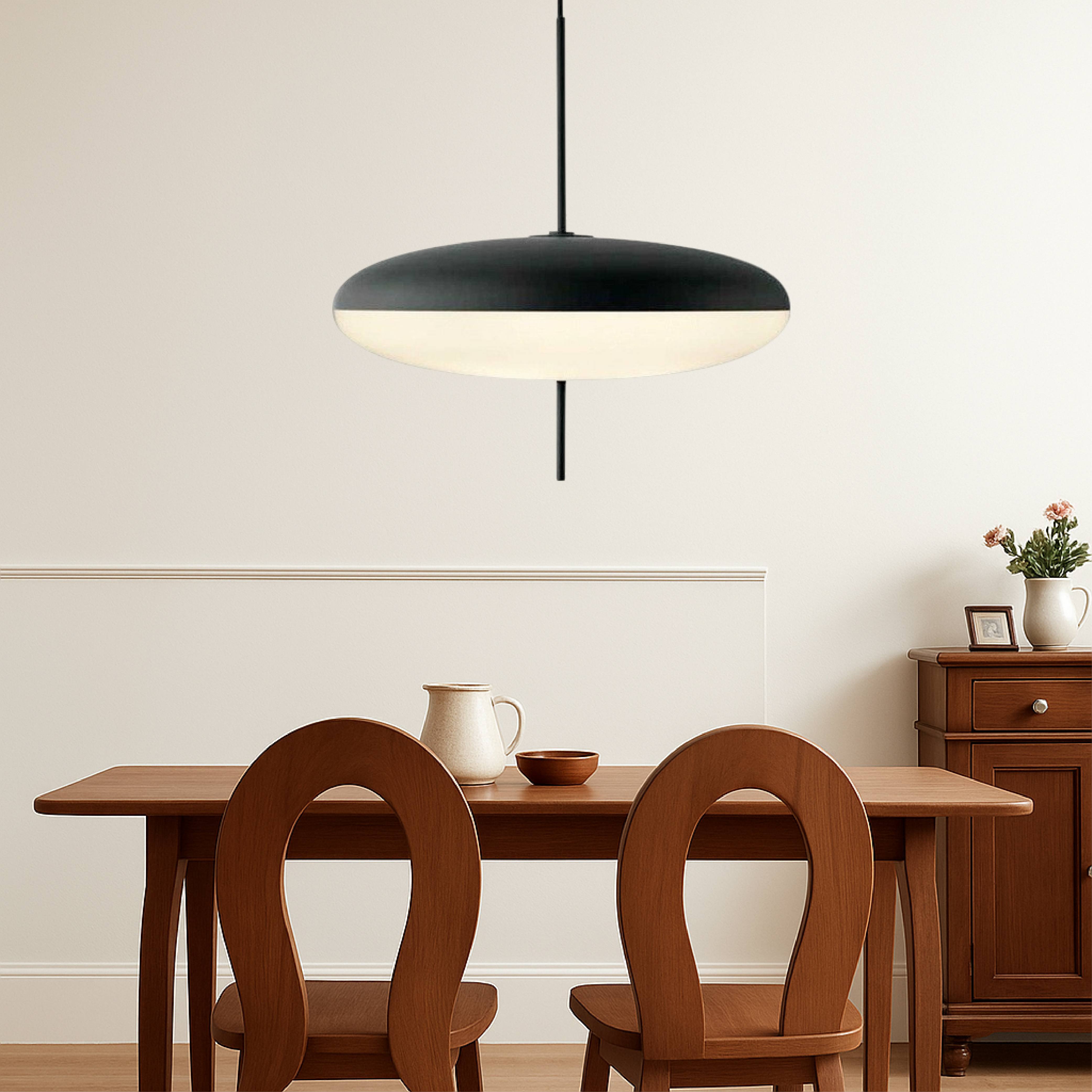 Ovalis | Nowoczesna okrągła lampa sufitowa LED