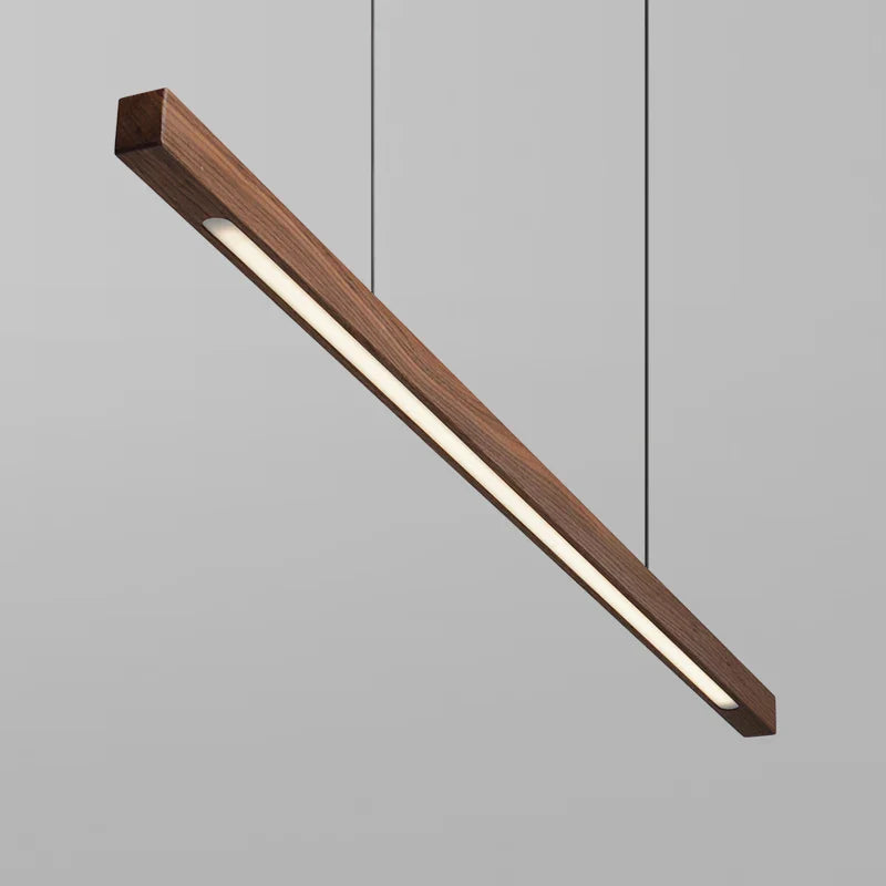 Cedira | Lampa wisząca w stylu drewnianych listew