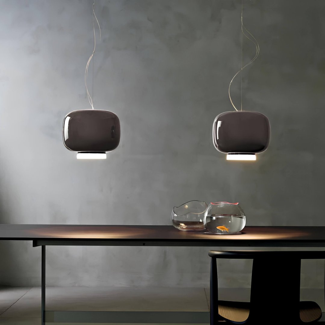 Elyra | Lampa wisząca w organicznym szkle