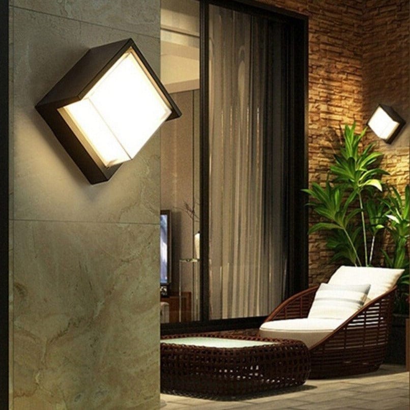 Lunaris | Nowoczesna zewnętrzna lampa ścienna LED
