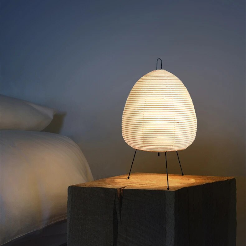 Avenza | Lampa stołowa z papierowym kloszem