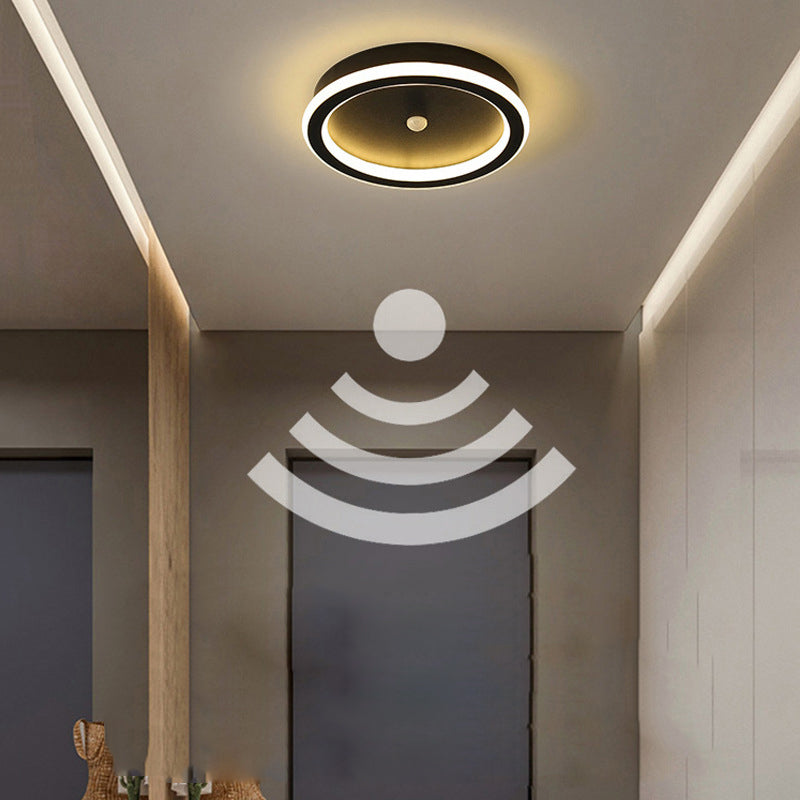 Zerian | Kwadratowa lampa sufitowa z ramką LED
