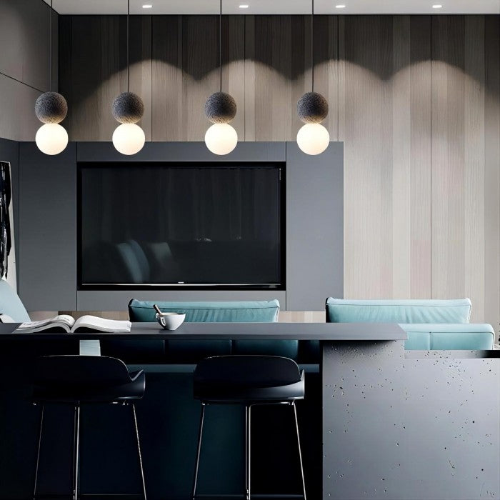 Oriva | minimalistyczna lampa wisząca w kształcie kuli