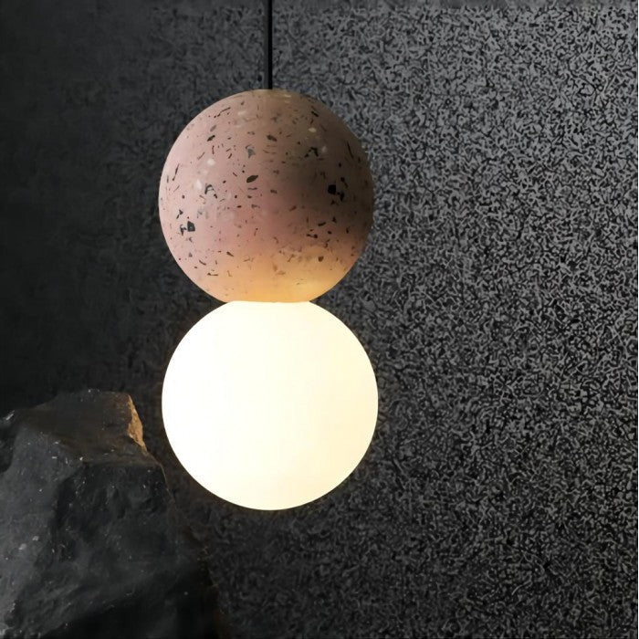 Oriva | minimalistyczna lampa wisząca w kształcie kuli