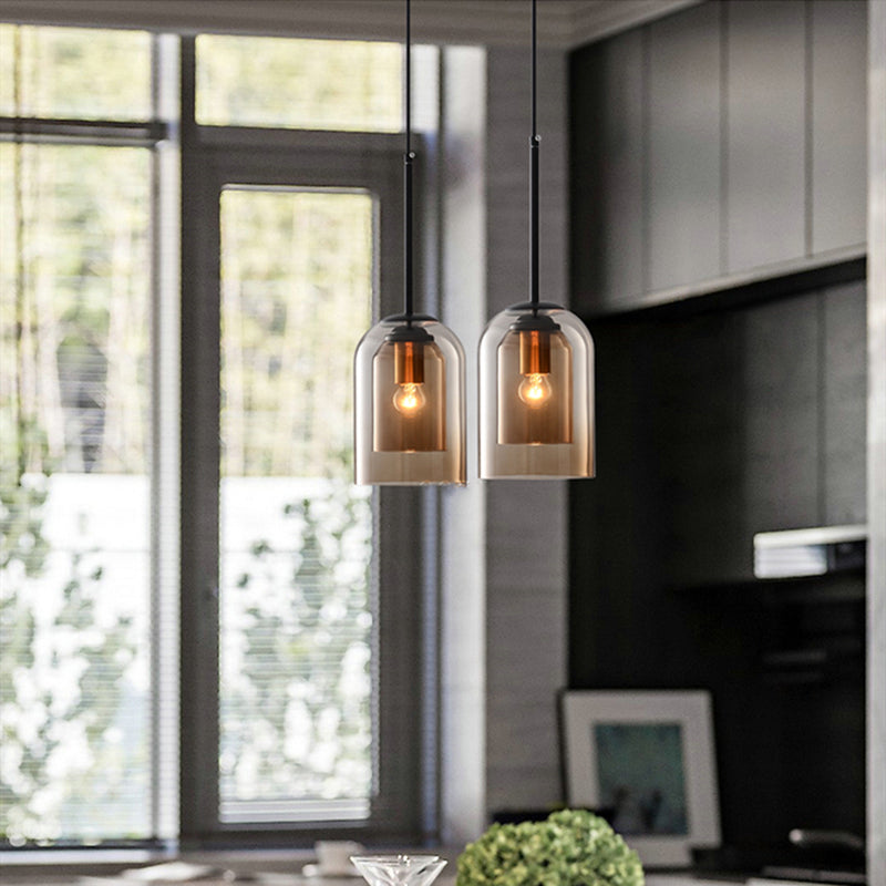 Belluno | Lampa wisząca z przezroczystego szkła