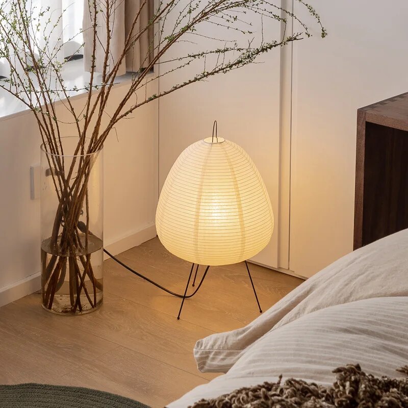 Lumina | Lampa stołowa z papierowym kloszem
