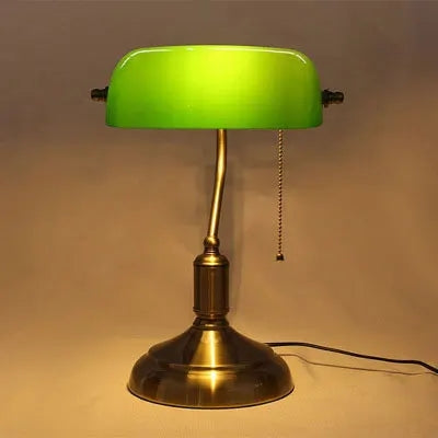 Aurelen | lampa biurkowa w stylu retro z mosiądzu