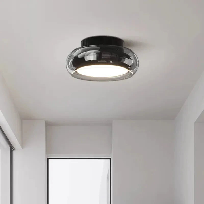 Dovira | Szklana lampa sufitowa LED