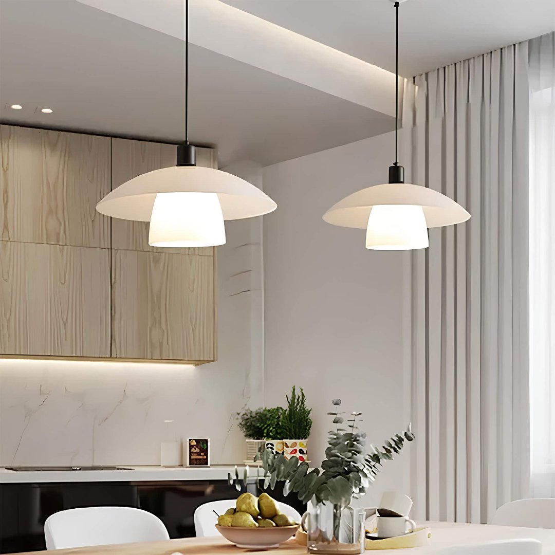 Elvya | Lampa wisząca w kształcie talerza