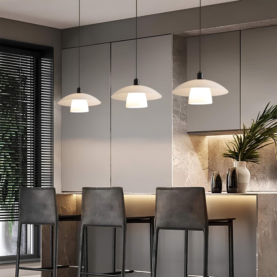 Elvya | Lampa wisząca w kształcie talerza