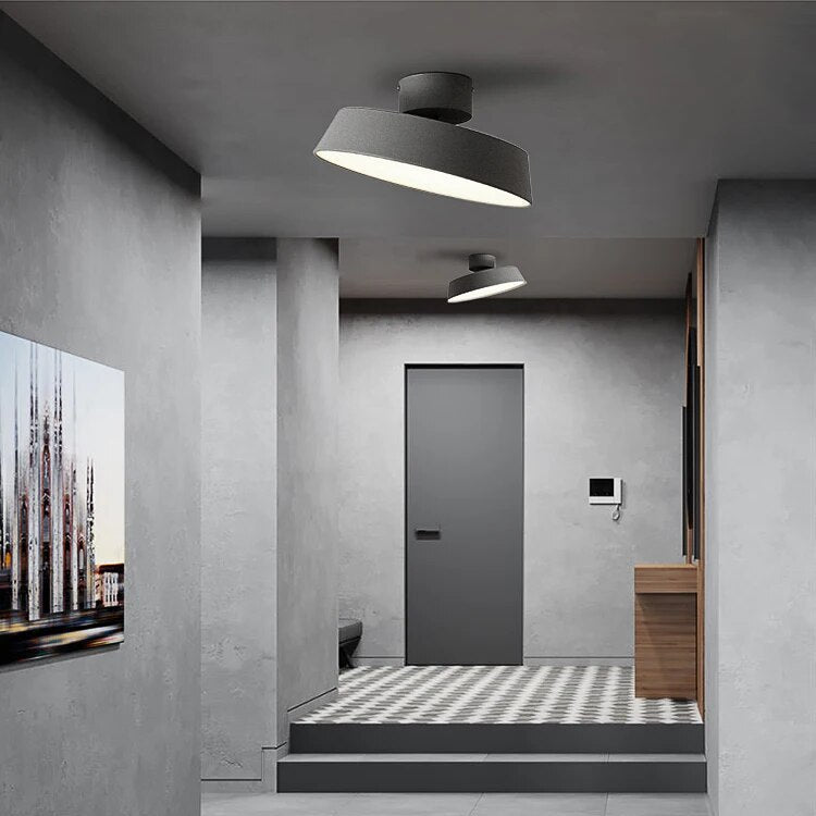 Nordycka | Prosta okrągła lampa sufitowa LED
