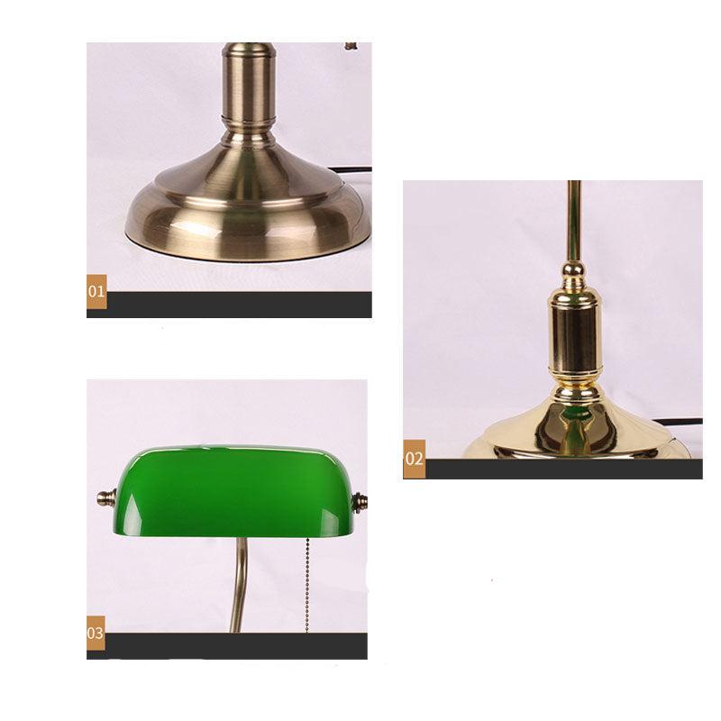 Aurelen | lampa biurkowa w stylu retro z mosiądzu